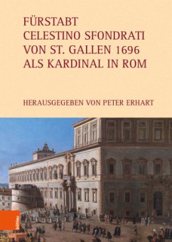 Fürstabt Celestino Sfondrati von St. Gallen 1696 als Kardinal in Rom