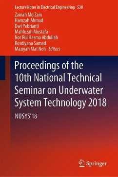 Cover Proceedings of the 10th National Technical Seminar on Underwater System Technology 2018