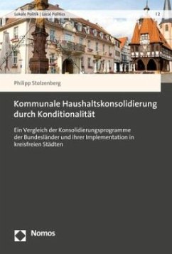 Kommunale Haushaltskonsolidierung durch Konditionalität - Stolzenberg, Philipp