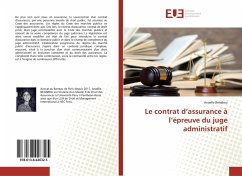 Cover Le contrat d¿assurance à l¿épreuve du juge administratif