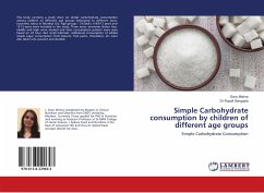 Simple Carbohydrate consumption by children of different age groups