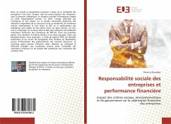 Responsabilité sociale des entreprises et performance financière - Le Bourdiec, Pierre