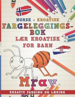 Fargeleggingsbok Norsk - Kroatisk - L - Nerdmediano