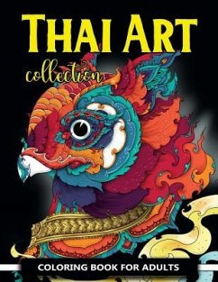 Thai Art Collection Coloring Book for Adults: Animals Coloring Books for Adults Relaxation - Art, V.