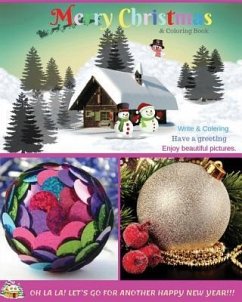 Merry Christmas & Coloring Book: Create a Fantasy Experience for Children Beautiful Cover Design and Give as a Gift on the Festival - J. Planner, Patty