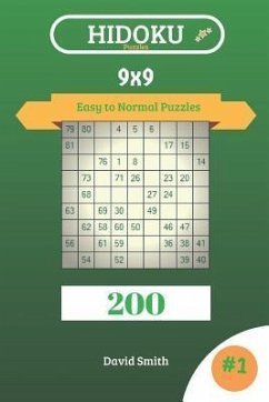 Hidoku Puzzles - 200 Easy to Normal Puzzles 9x9 Vol.1 - Smith, David