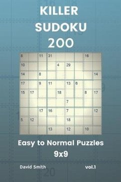 Killer Sudoku - 200 Easy to Normal Puzzles 9x9 Vol.1 - Smith, David