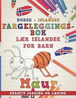 Fargeleggingsbok Norsk - Islandsk I L - Nerdmediano