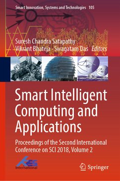 Smart Intelligent Computing and Applications (eBook, PDF)