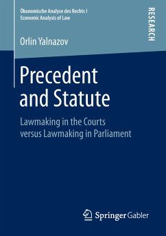 Precedent and Statute (eBook, PDF) - Yalnazov, Orlin