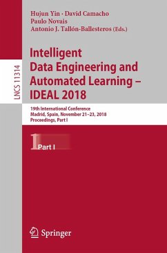 Cover Intelligent Data Engineering and Automated Learning - IDEAL 2018 (eBook, PDF)