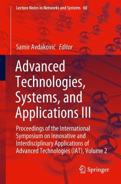 Cover Advanced Technologies, Systems, and Applications III (eBook, PDF)