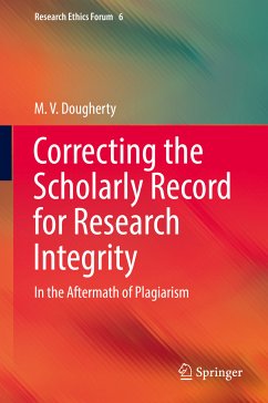 Correcting the Scholarly Record for Research Integrity (eBook, PDF) - Dougherty, M. V.