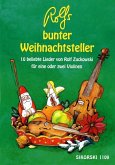 Rolfs bunter Weihnachtsteller 10 beliebte Lieder von Rolf Zuckowski für 1-2 Violinen