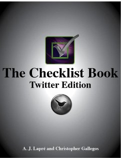 The Checklist Book: Twitter Edition (eBook, ePUB) - Lapre, A. J. Hammond; Gallegos, Christopher