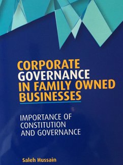 Corporate Governance in Family Owned Businesses (eBook, ePUB) - Hussain, Saleh
