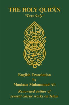Cover The Holy Quran, English Translation, â¿¿Text Onlyâ¿ (eBook, ePUB)