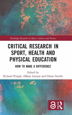 Cover Critical Research in Sport, Health and Physical Education