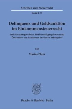Cover Delinquenz und Geldsanktion im Einkommensteuerrecht.