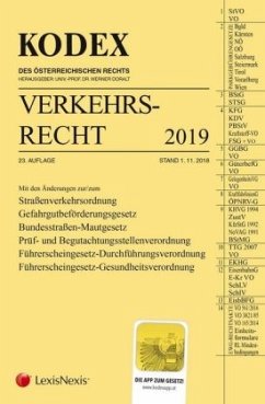 KODEX Verkehrsrecht 2019