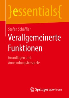 Verallgemeinerte Funktionen (eBook, PDF) - Schäffler, Stefan