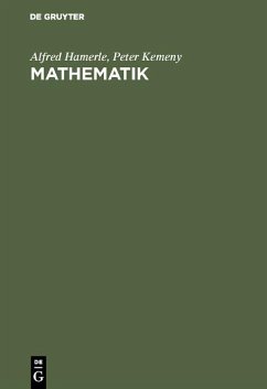 Mathematik (eBook, PDF) - Hamerle, Alfred; Kemeny, Peter