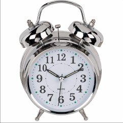 Cover Wecker metall Chrom