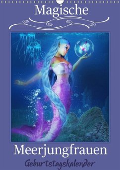 Magische Meerjungfrauen (Wandkalender immerwährend DIN A3 hoch) - Pic A.T.Art, Illu
