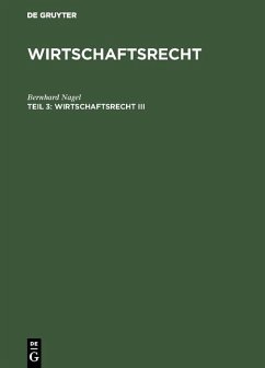 Cover Wirtschaftsrecht III (eBook, PDF)