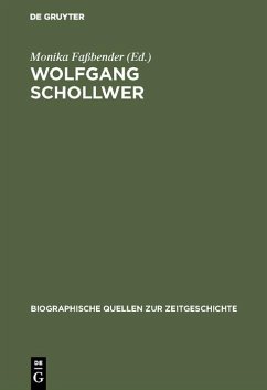 Cover Wolfgang Schollwer (eBook, PDF)