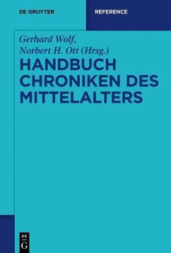 Handbuch Chroniken des Mittelalters (eBook, ePUB)