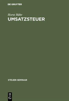 Umsatzsteuer (eBook, PDF) - Bähr, Horst