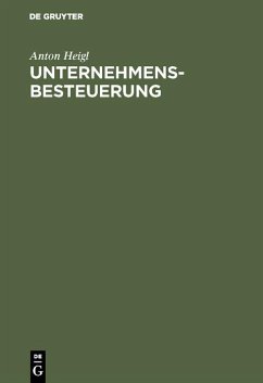 Cover Unternehmensbesteuerung (eBook, PDF)