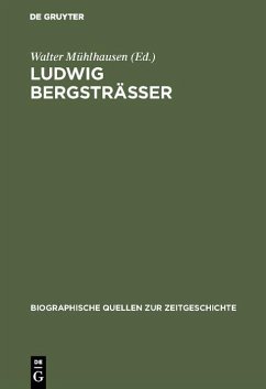 Ludwig Bergsträsser (eBook, PDF)