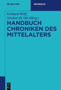 Cover Handbuch Chroniken des Mittelalters (eBook, PDF)