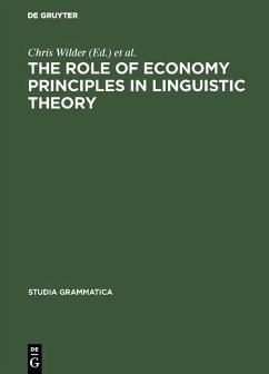 Cover The Role of Economy Principles in Linguistic Theory (eBook, PDF)