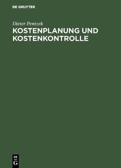 Cover Kostenplanung und Kostenkontrolle (eBook, PDF)