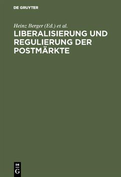 Cover Liberalisierung und Regulierung der Postmärkte (eBook, PDF)