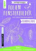 Vorlagenmappe Folien-Fensterbilder mit dem Kreidemarker - Blumen und Tiere