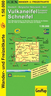 Vulkaneifel Schneifel Wander- und Freizeitkarte. 1:50.000