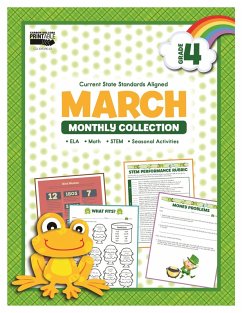 Cover March Monthly Collection, Grade 4 (eBook, PDF)