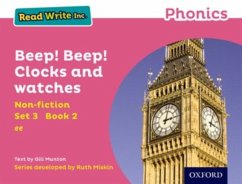 Read Write Inc. Phonics: Beep! Beep! Clocks and Watches (Pink Set 3 Non-fiction 2) - Munton, Gill