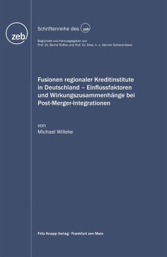 Fusionen regionaler Kreditinstitute in Deutschland (eBook, ePUB) - Willeke, Michael