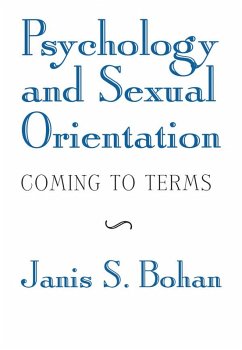 Psychology and Sexual Orientation (eBook, PDF) - Bohan, Janis S.