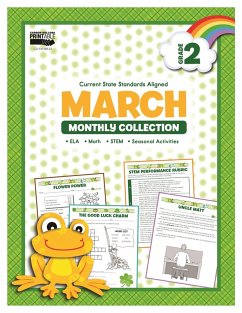 Cover March Monthly Collection, Grade 2 (eBook, PDF)