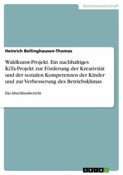 Waldkunst-Projekt. Ein nachhaltiges KiTa-Projekt zur Förderung der Kreativität und der sozialen Kompetenzen der Kinder und zur Verbesserung des Betriebsklimas