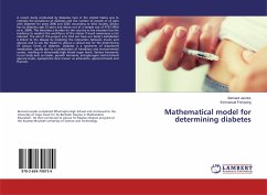 Mathematical model for determining diabetes