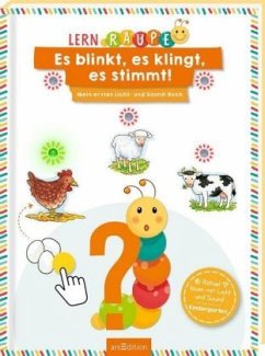 Cover Lernraupe - Es blinkt, es klingt, es stimmt!, m. Soundeffekten