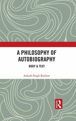 Cover A Philosophy of Autobiography (eBook, ePUB)