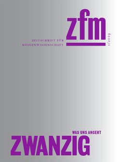 Cover Zeitschrift für Medienwissenschaft 20 (eBook, PDF)